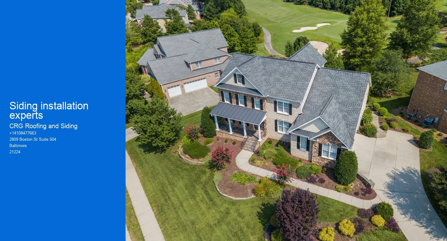 Siding installation experts